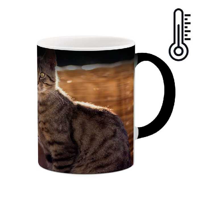 ماگ حرارتی طرح گربه مدل mgph10880