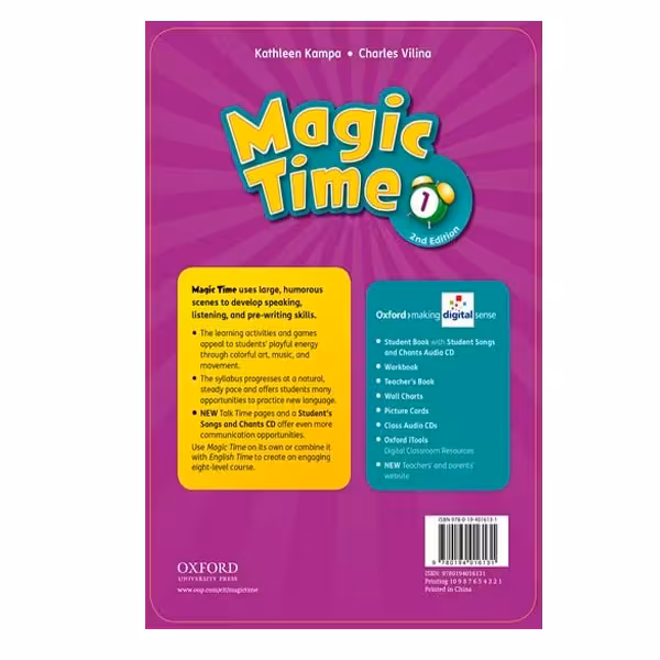 کتاب Magic Time 1 اثر Kathleen Kampa And Charles Vilina انتشارات Oxford