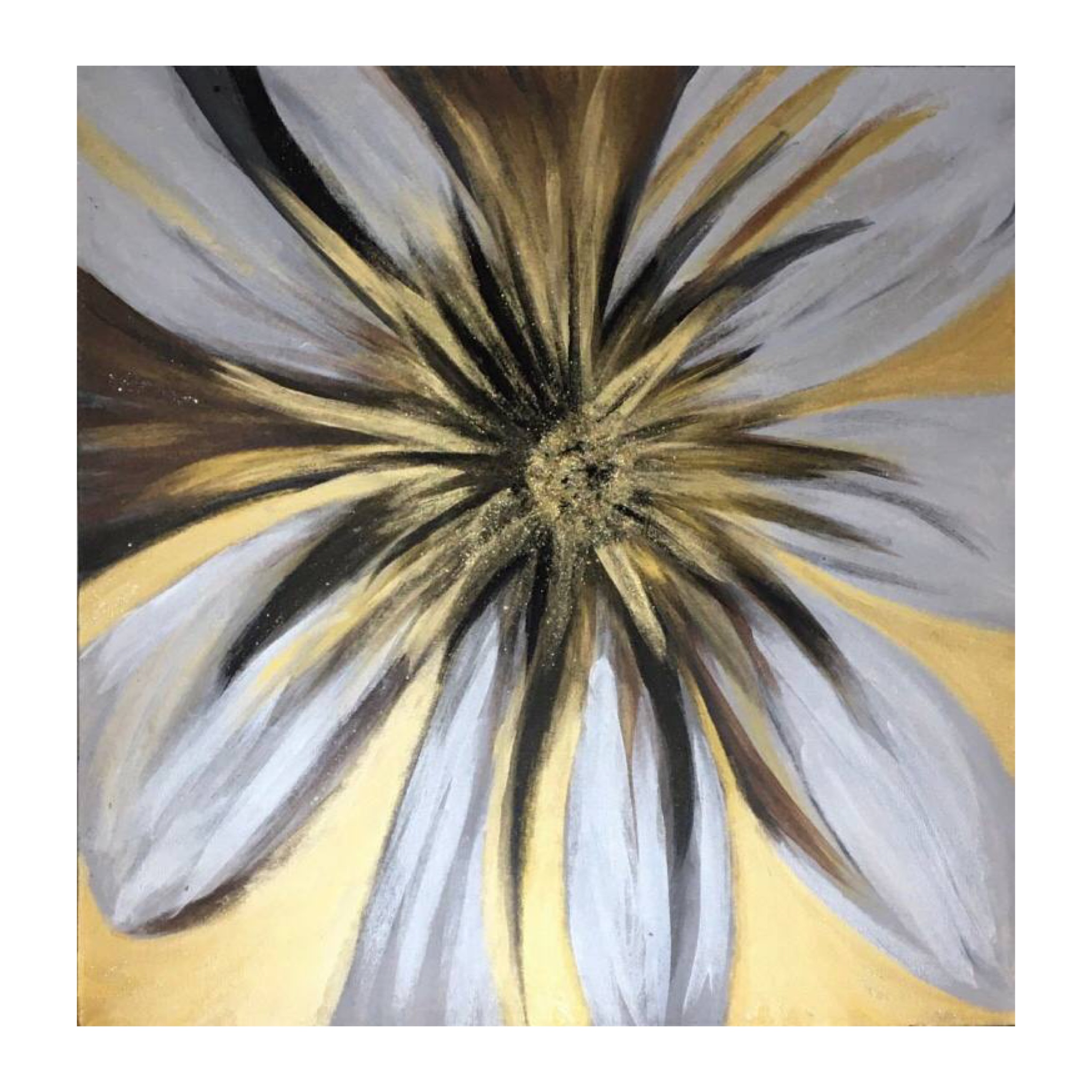 تابلو نقاشی اکریلیک مدل گل