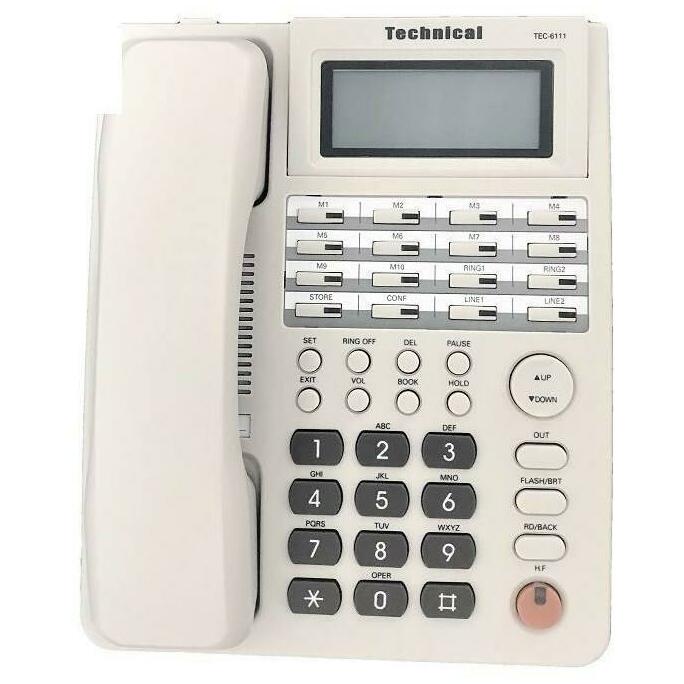 تلفن تکنیکال 2خط مدل TEC-6111