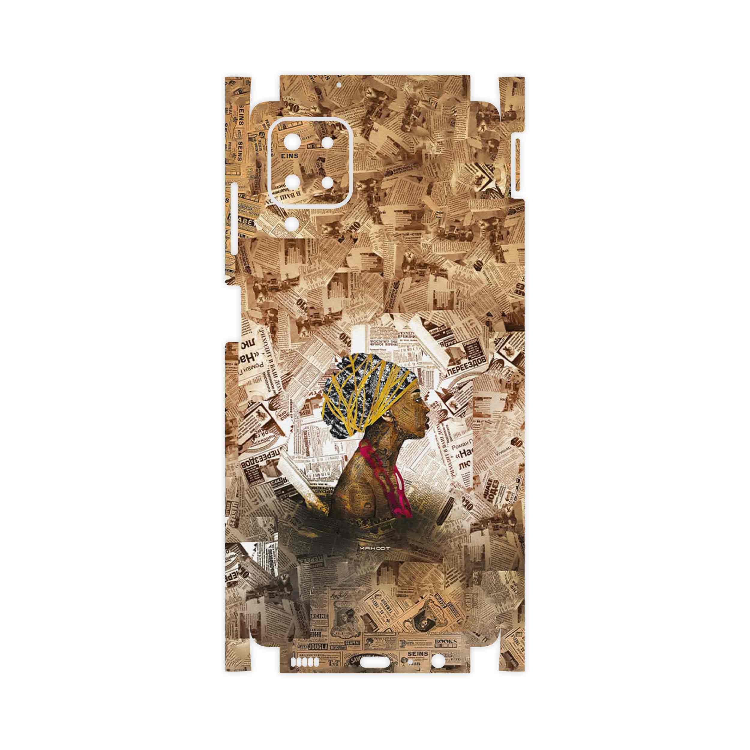 برچسب پوششی ماهوت مدل Collage of African Women-FullSkin مناسب برای گوشی موبایل سامسونگ Galaxy M12