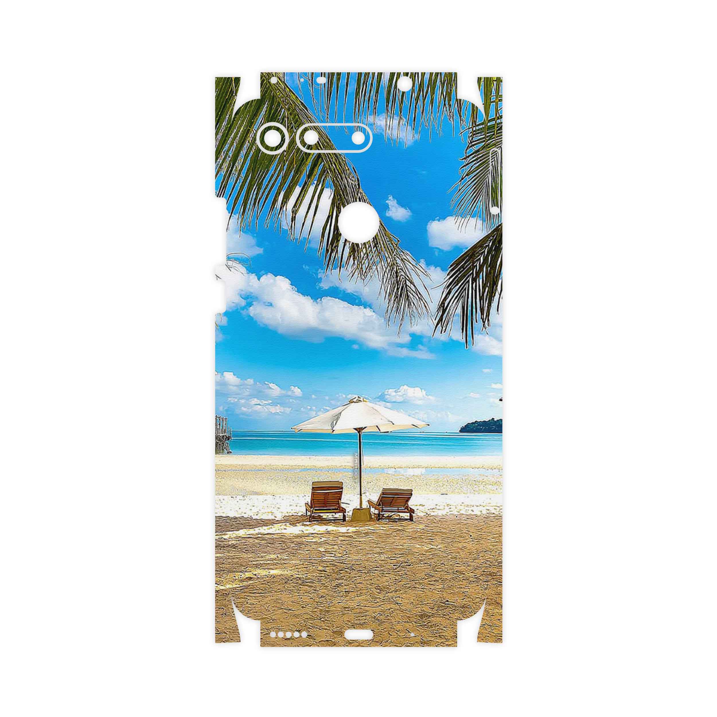 برچسب پوششی ماهوت مدل Beach-FullSkin مناسب برای گوشی موبایل آنر View 20