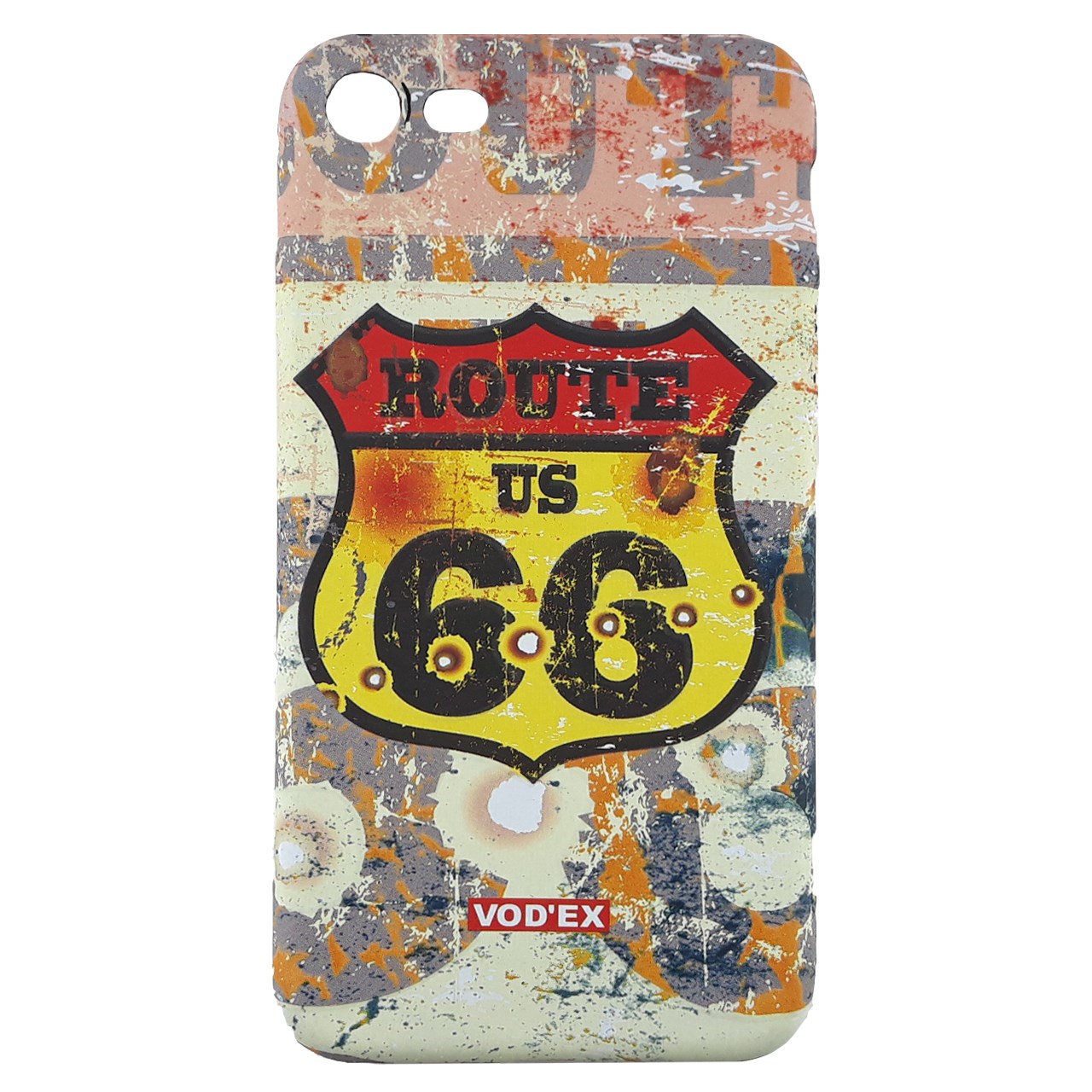 کاور سیلیکونی ودکس مدل Route 66 US مناسب برای گوشی آیفون 7/8