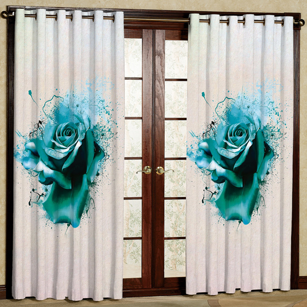 پرده پانچی کد 5317 سایز 280x140 سانتی متر