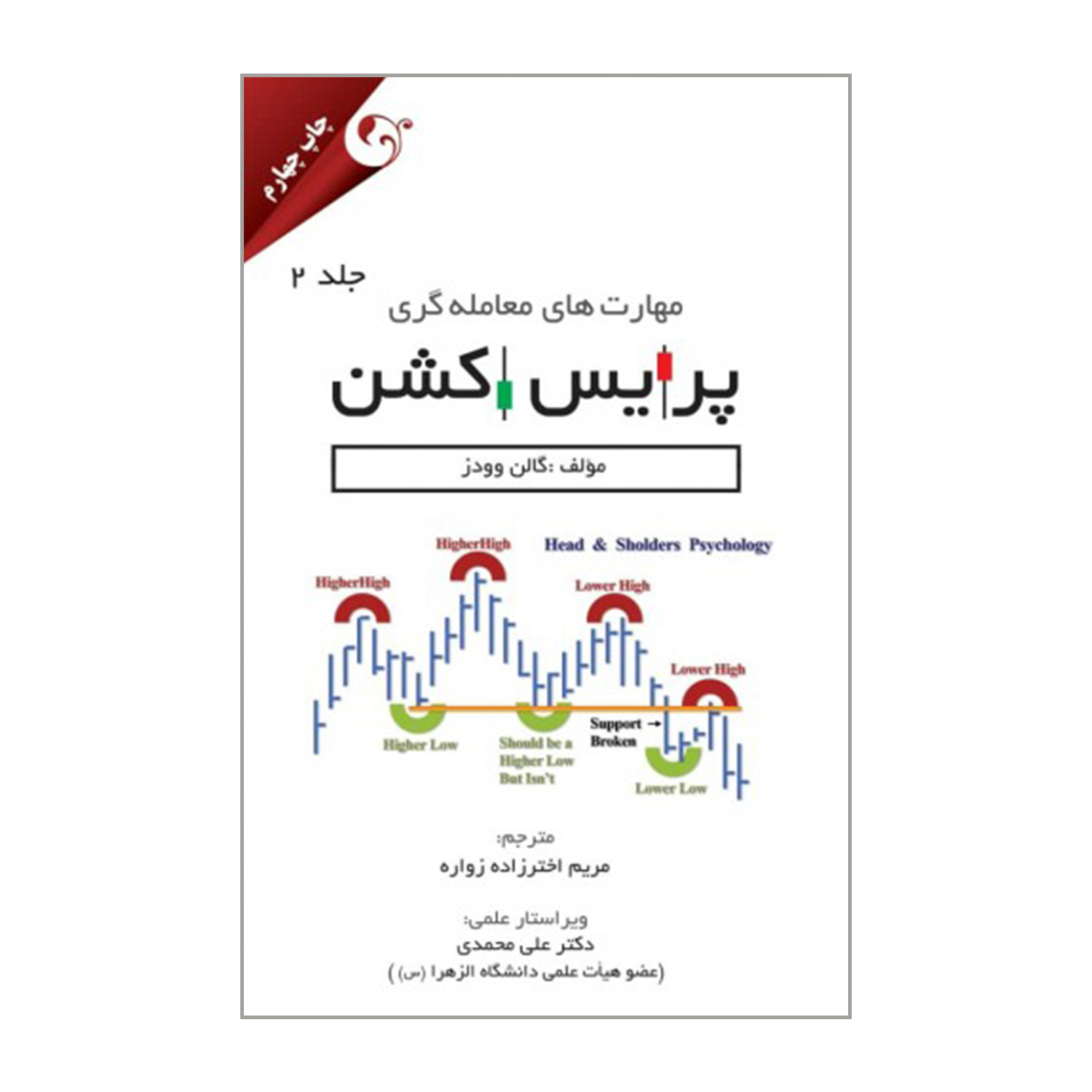 کتاب مهارت های معامله گری پرایس اکشن اثر گالن وودز انتشارات مهربان جلد 2