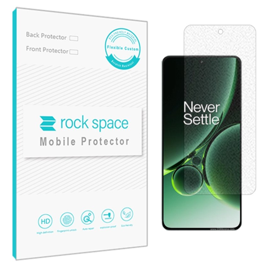 گلس مات نانو و ضد ضربه گوشی وان پلاس Nord 3 برند راک اسپیس