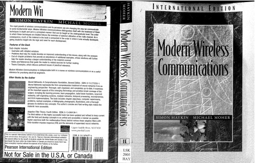 خرید و دانلود نسخه کامل کتاب Modern Wireless communications