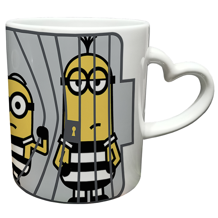 ماگ مدل دسته قلبی طرح مینیون کد 97