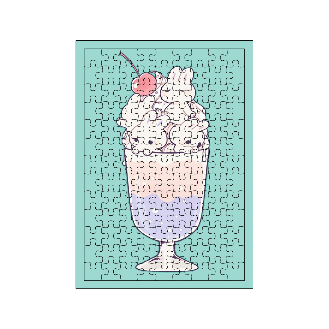 پازل 117 تکه مدل بستنی کد 1674