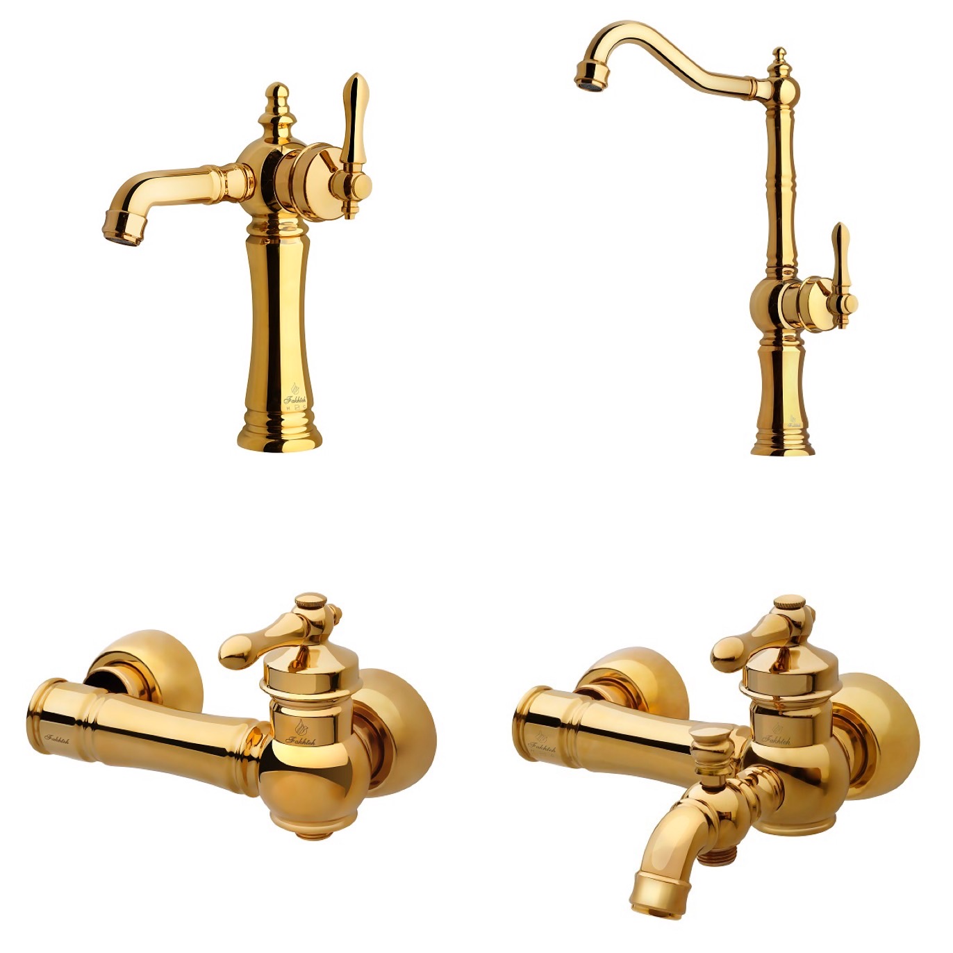 ست شیرآلات فاخته مدل بیزانس 