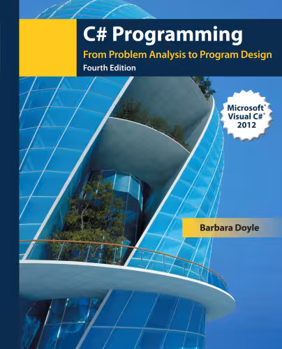خرید و دانلود نسخه کامل کتاب C# Programming: From Problem Analysis to Program Design