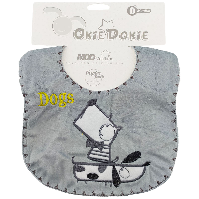 پیش بند مخمل طرح سگ و قایق Okie Dokie