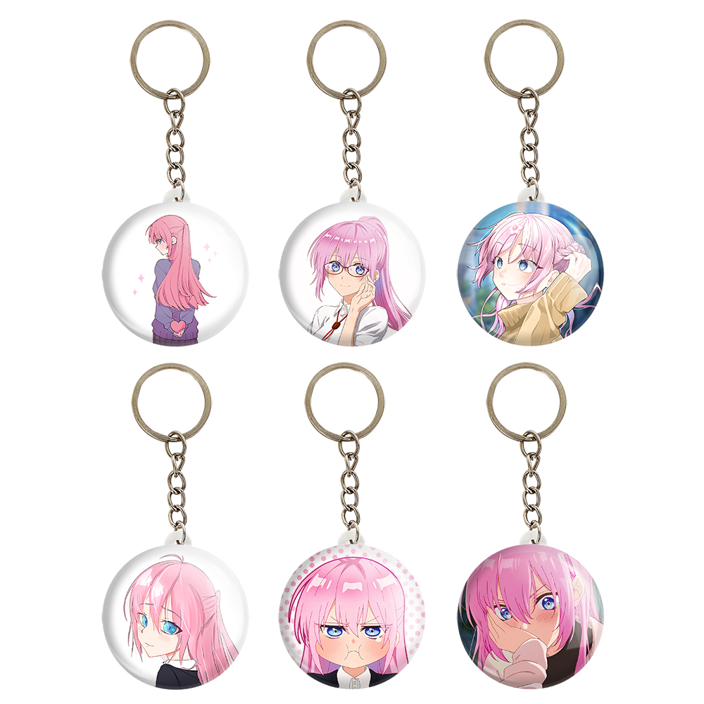 جاکلیدی خندالو مدل انیمه شیکیموری کد 826B مجموعه 6 عددی