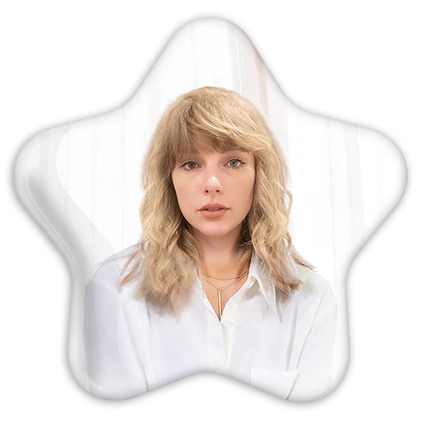 پیکسل خندالو طرح تیلور سوئیفت مدل ستاره ای کد 2749