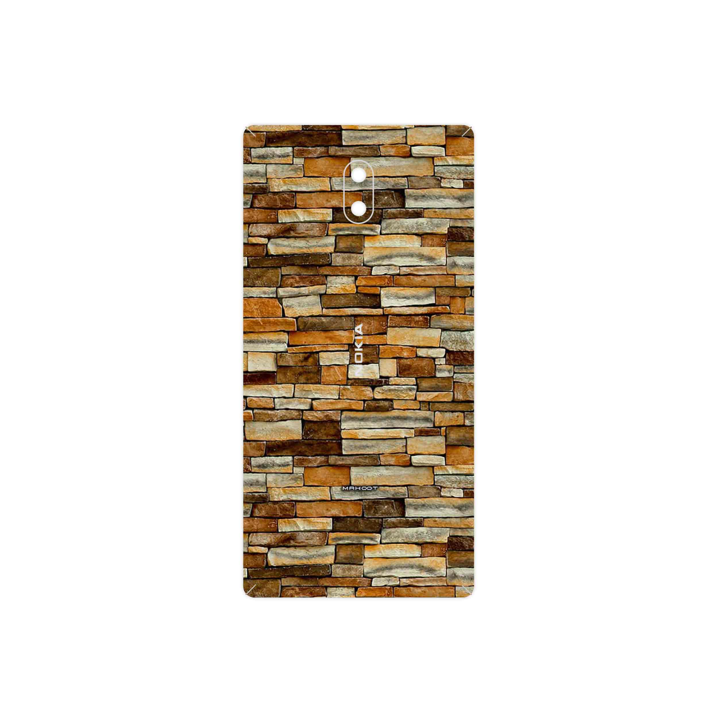 برچسب پوششی ماهوت مدل brickwall مناسب برای گوشی موبایل نوکیا 3