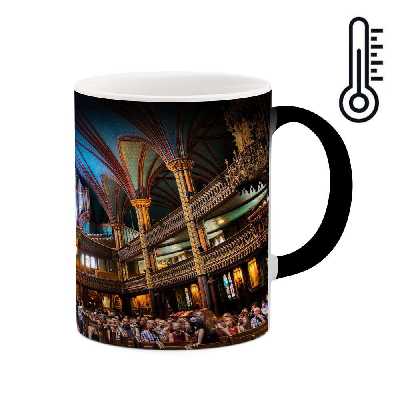 ماگ حرارتی کاکتی طرح قصر مدل mgh15267