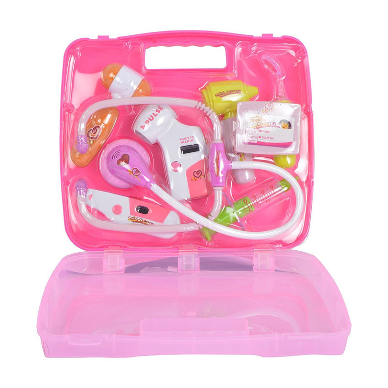 ست اسباب بازی تجهیزات پزشکی مدل کیف دکتری مجموعه 9 عددی