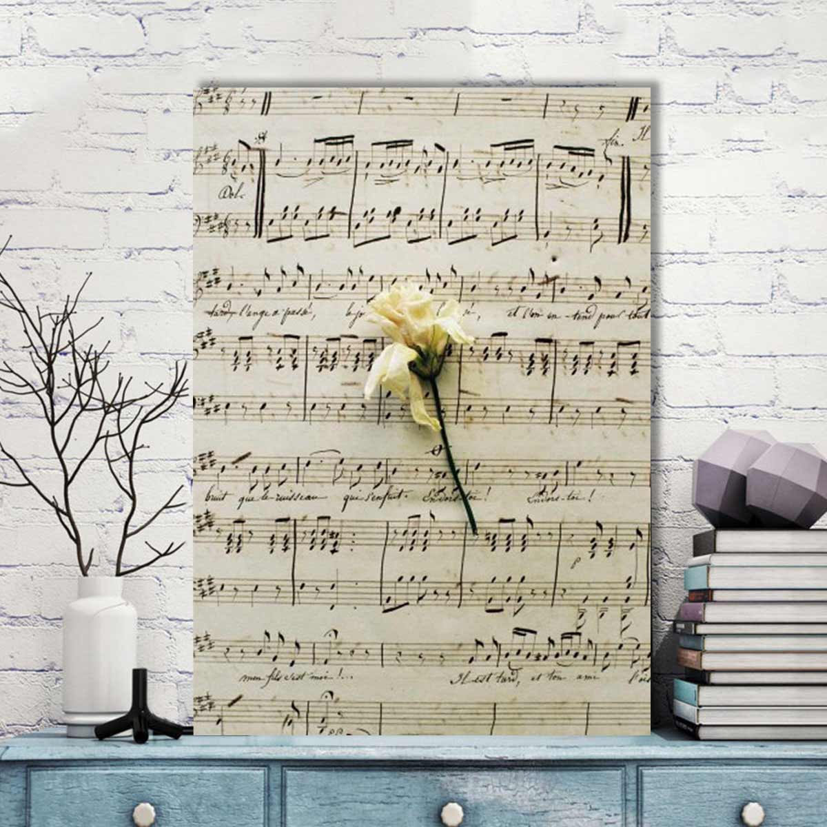 تابلو شاسی گالری استاربوی طرح نت موسیقی مدل هنری 498