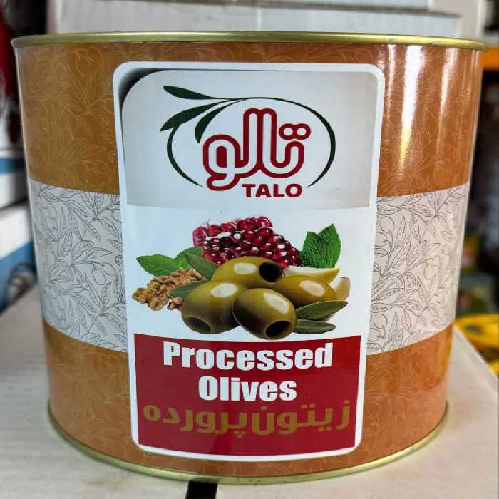 زیتون پرورده سوپر 3کیلویی قوطی تالو