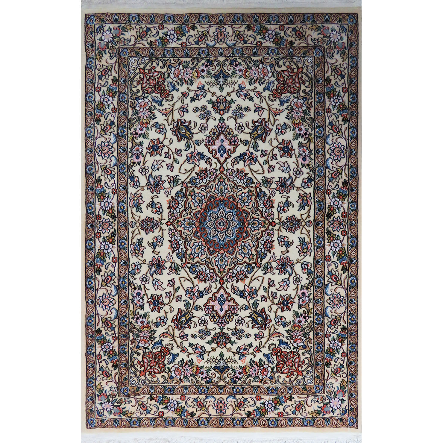 فرش دستبافت یک ونیم متری مدل نائین کد 511