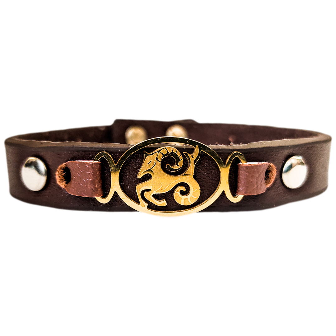 دستبند چرم وارک طرح دی مدل سامیا کد rb370