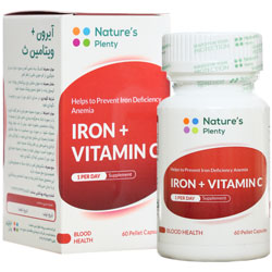 آیرون پلاس ویتامین ث نیچرز پلنتی