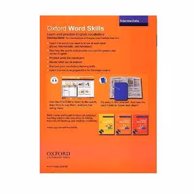 کتاب Oxford word skills Intermediate اثر Ruth Gairns And Stuart Redman انتشارات الوندپویان