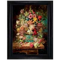 تابلو مخمل طرح گل سایز 75 در 110 مدل P1-330 شرکت رنس