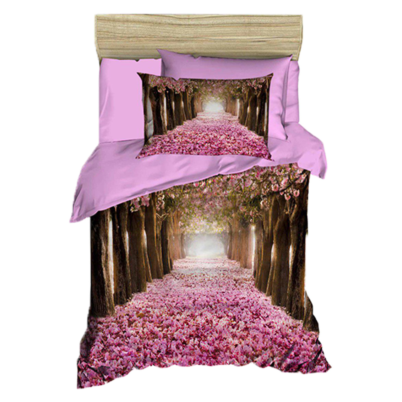 سرویس کاور لحاف ژوان ژوزه طرح Jasmine یک نفره 4 تکه