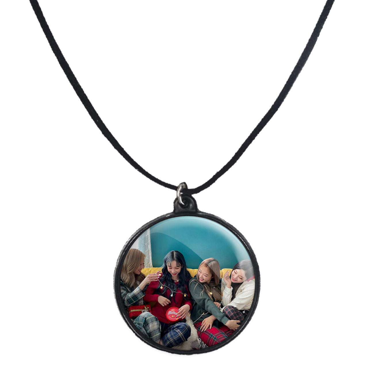 گردنبند پرمانه طرح aespa کد pmb.18643 مدل دو طرفه