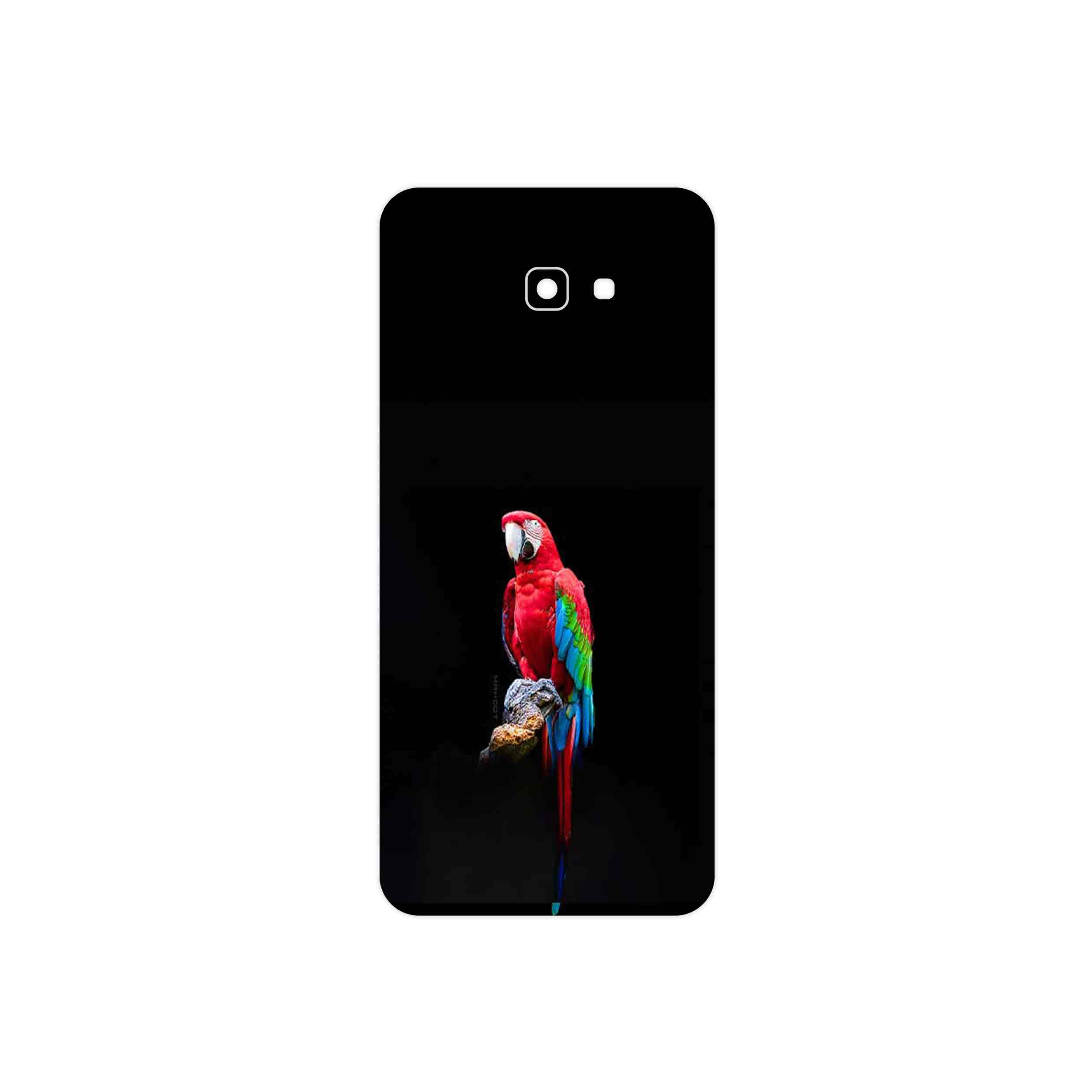 برچسب پوششی ماهوت مدل Parrot مناسب برای گوشی موبایل سامسونگ Galaxy J4 Plus