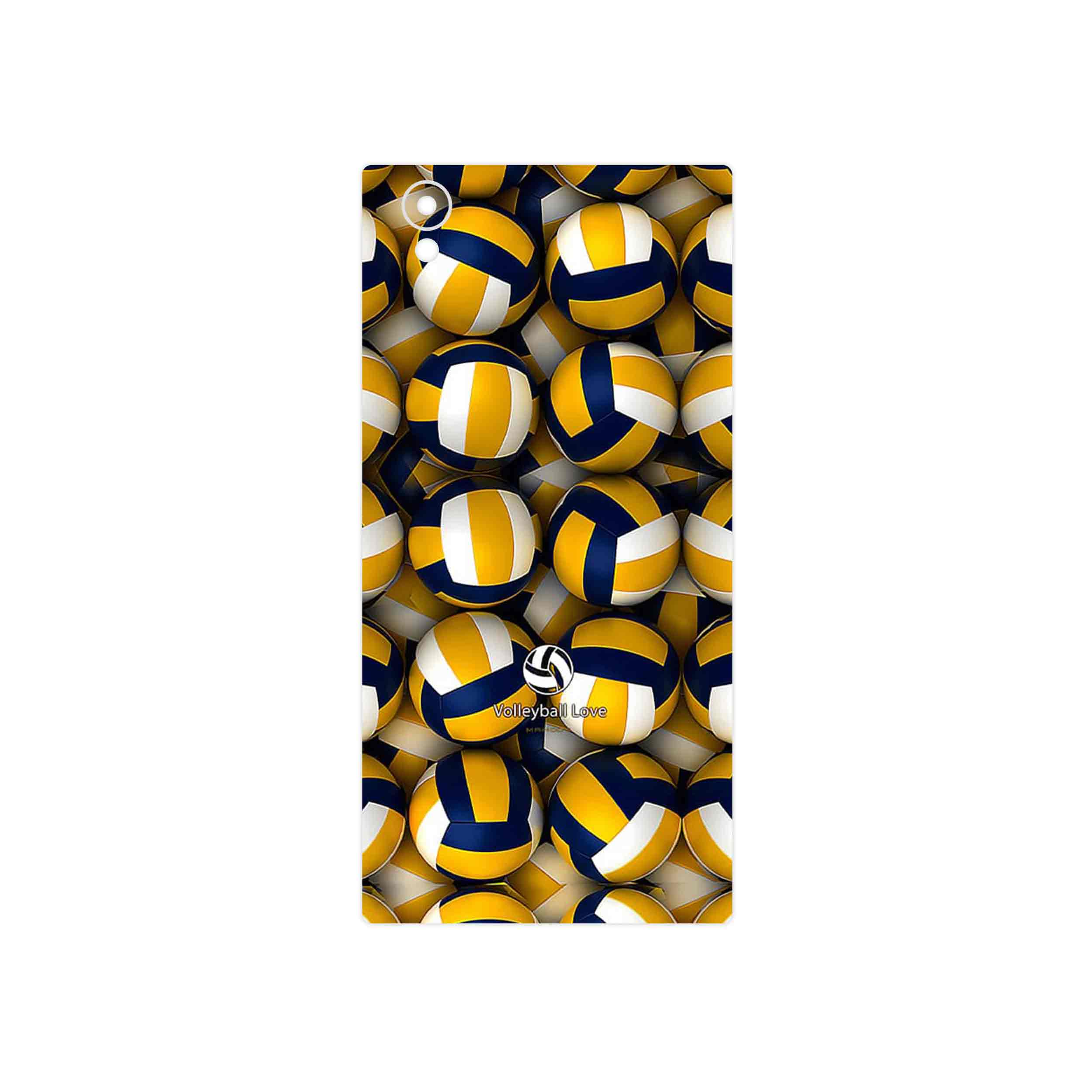 برچسب پوششی ماهوت مدل Volleyball مناسب برای گوشی موبایل سونی Xperia L1