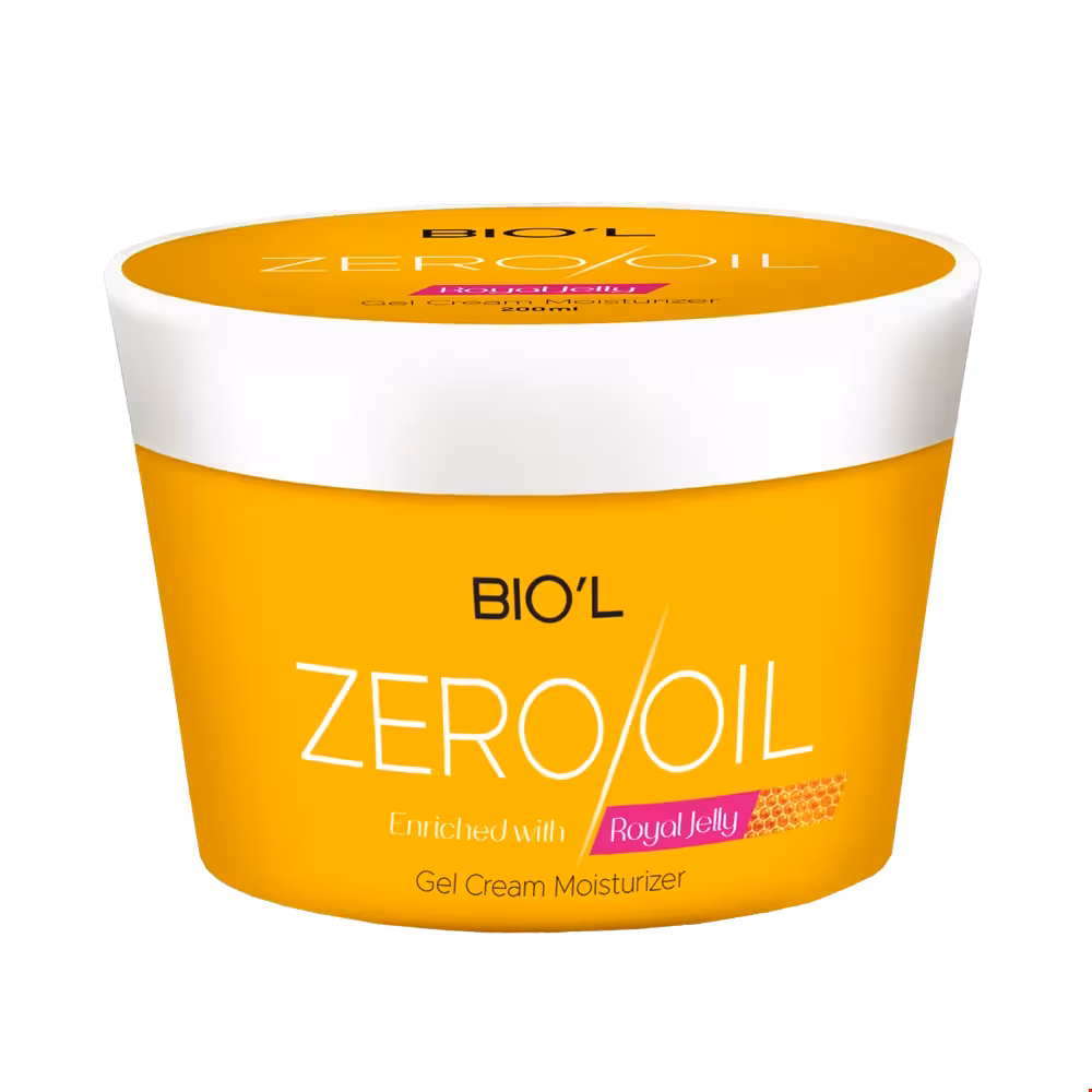 کرم ژل مرطوب کننده Zero Oil حاوی عصاره رویال ژلی بیول 200 میلی لیتری