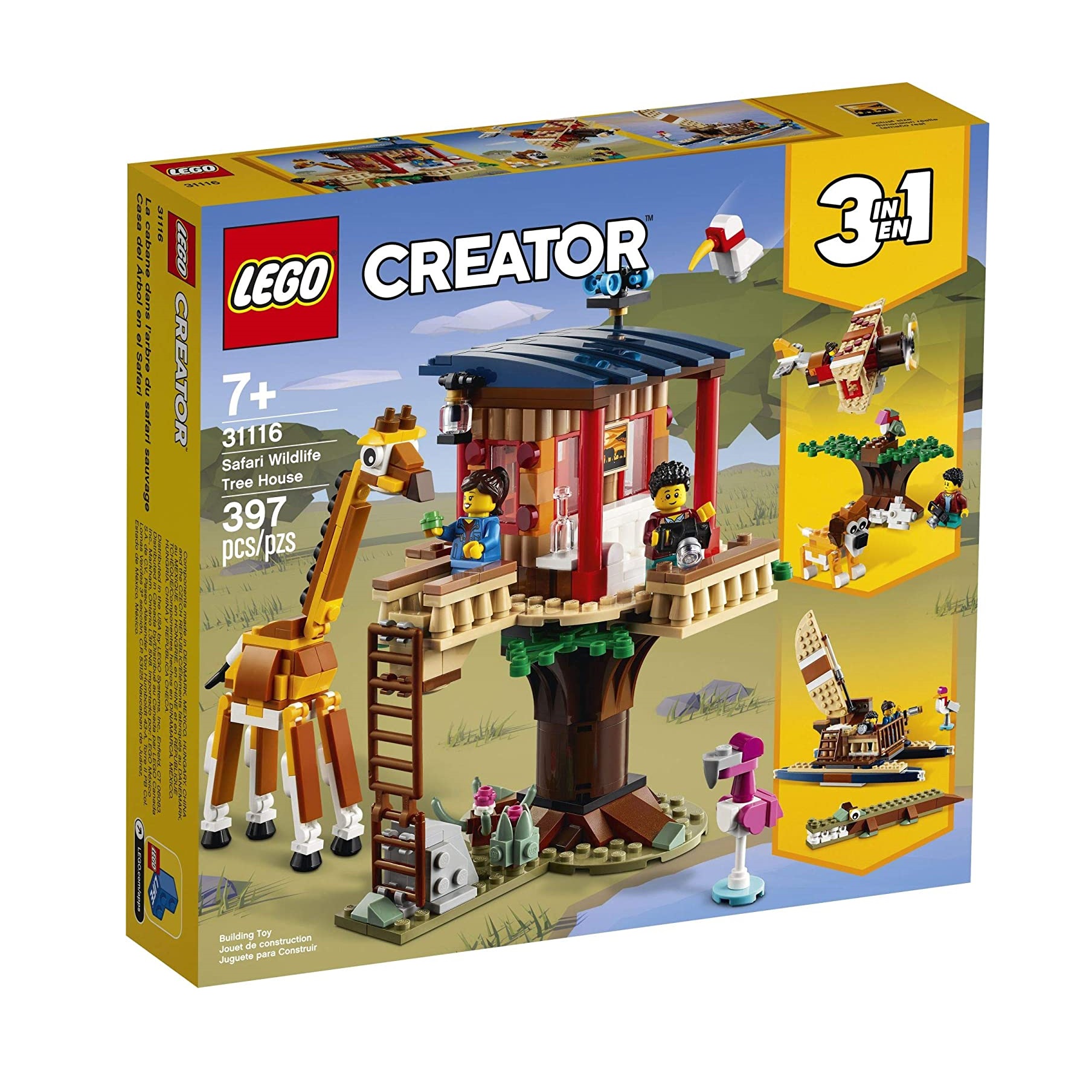 لگو مدل Creator کد 31116 Safari Wildlife Tree House