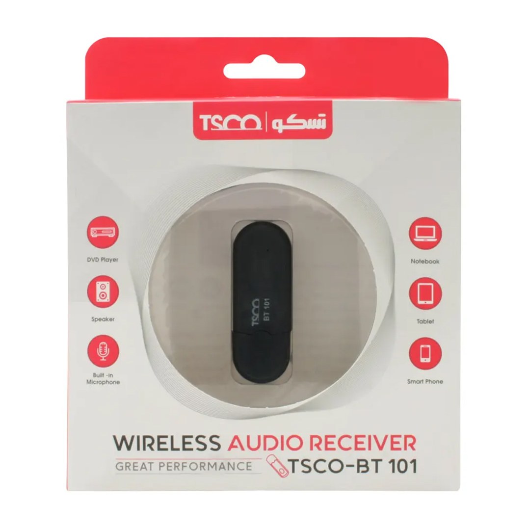 دانگل بلوتوث تسکو مدل BT101 مناسب پخش خودرو
