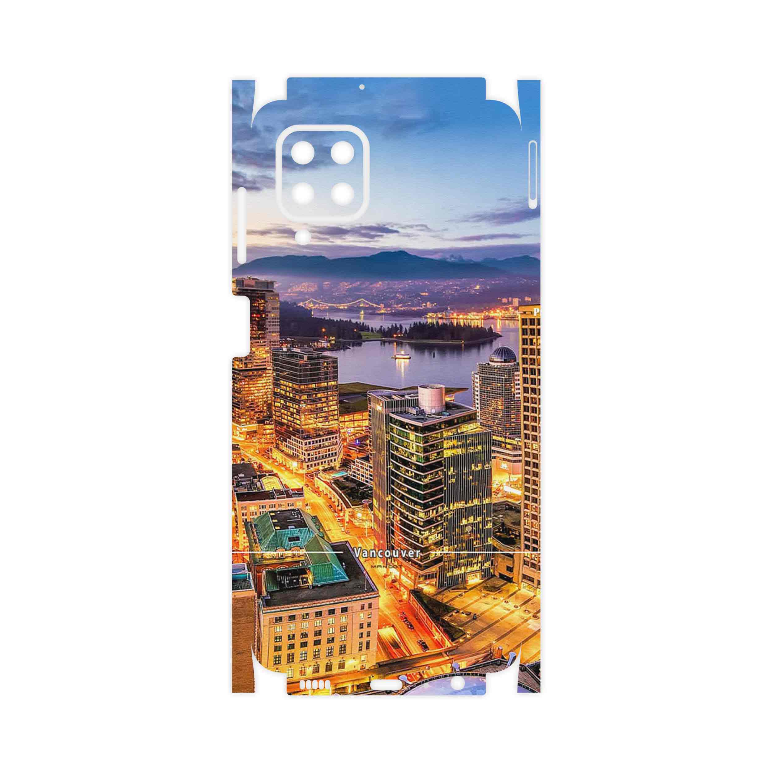 برچسب پوششی ماهوت مدل City of Vancouver-FullSkin مناسب برای گوشی موبایل سامسونگ Galaxy F22