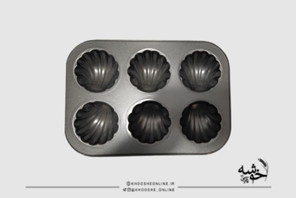 قالب تفلون مادلن 6تایی