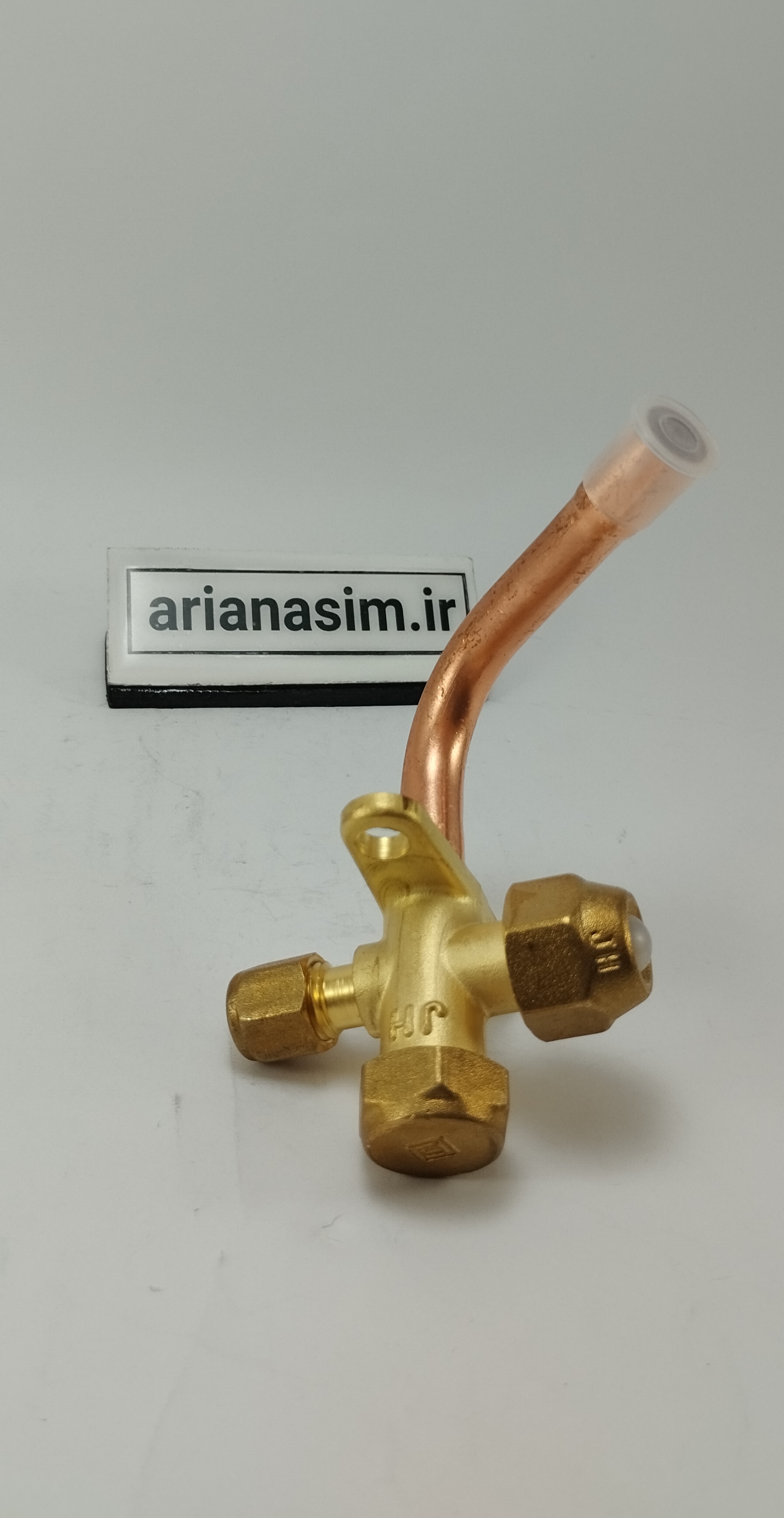 شیر سرویس کولر کله کج 45° درجه سایز 3/8 اینچ درجه یک | آریا سیتی
