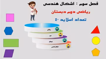 پاورپوینت فصل سوم ریاضی دوم دبستان اشکال هندسی از صفحه 37تا 45