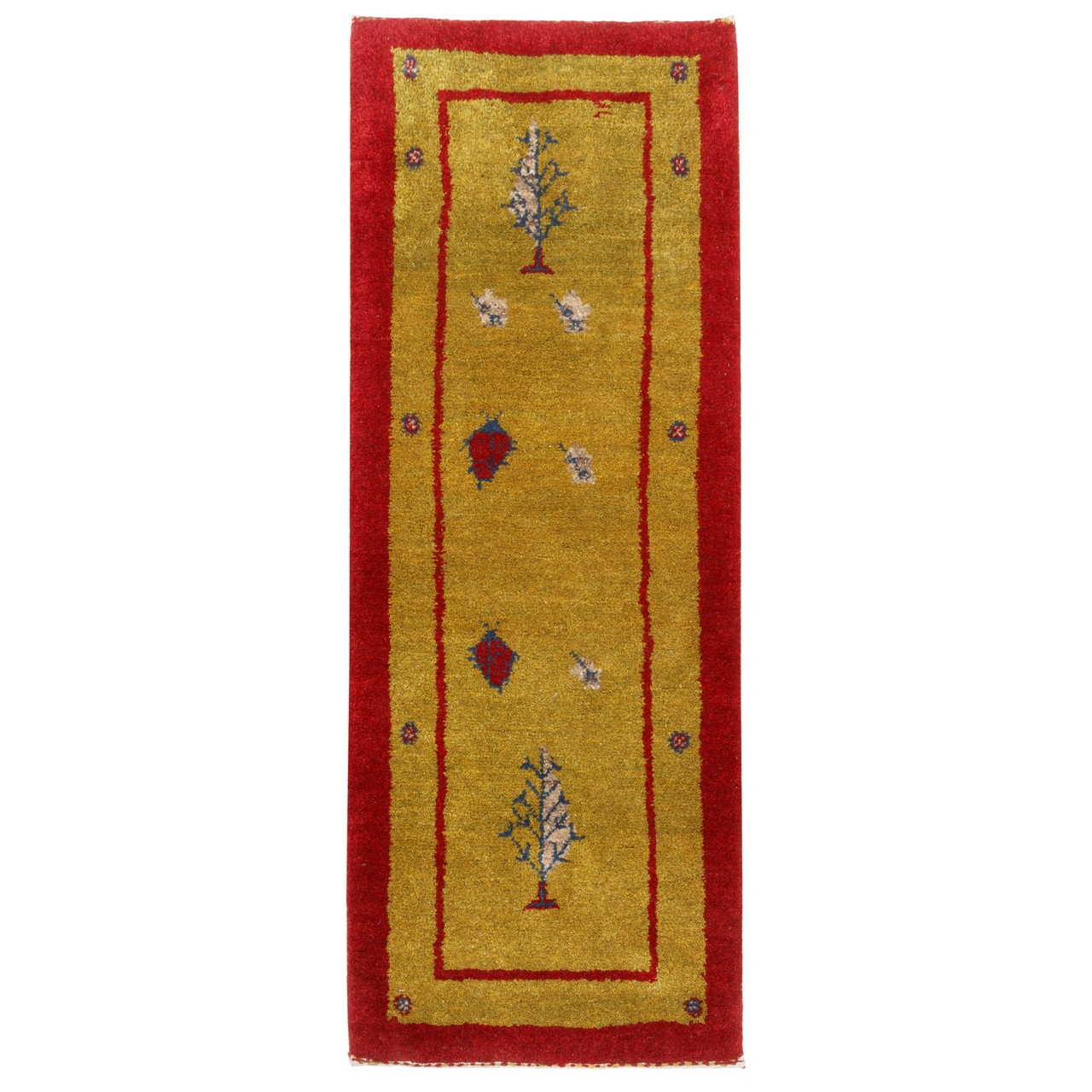 گبه دستباف کناره طول یک و نیم متر سی پرشیا کد 152124