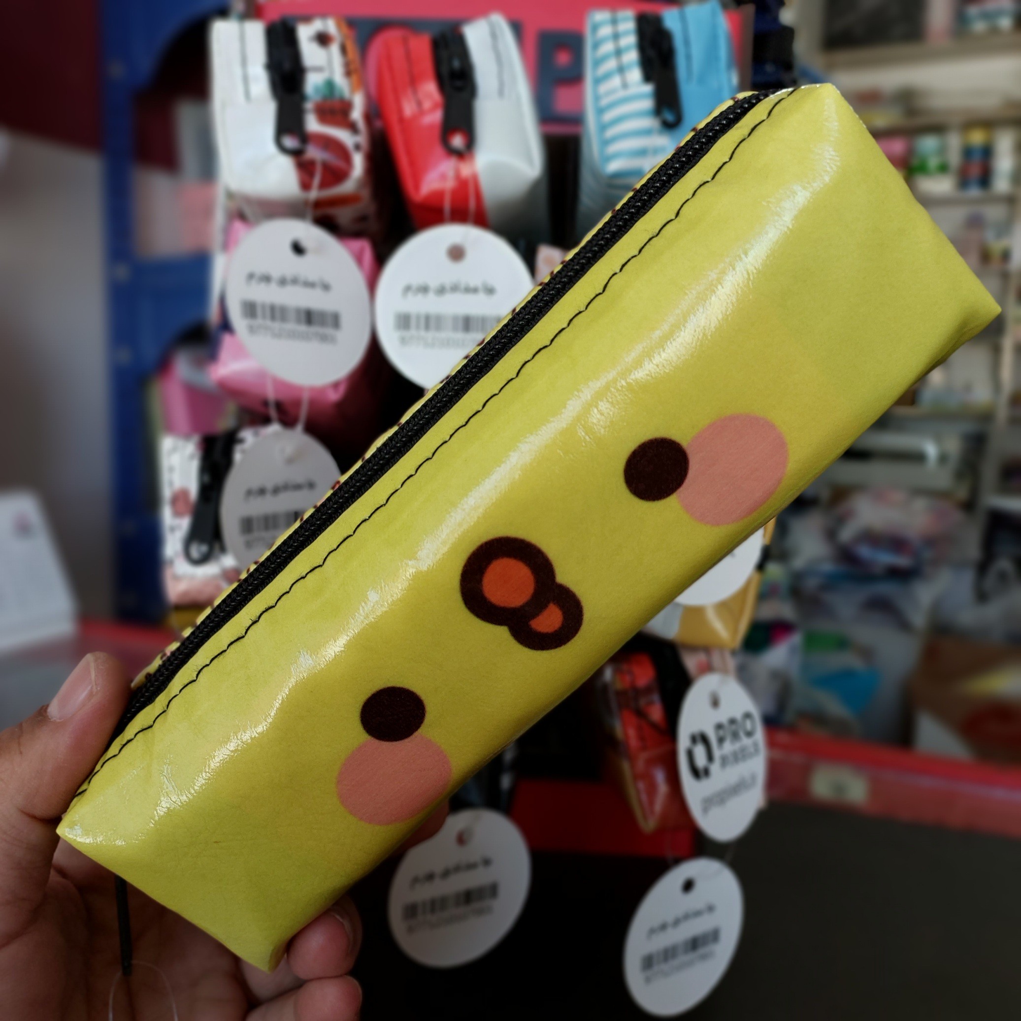 جامدادی بچه گانه چرمی تک زیپ فانتزی طرح خرگوش زبل