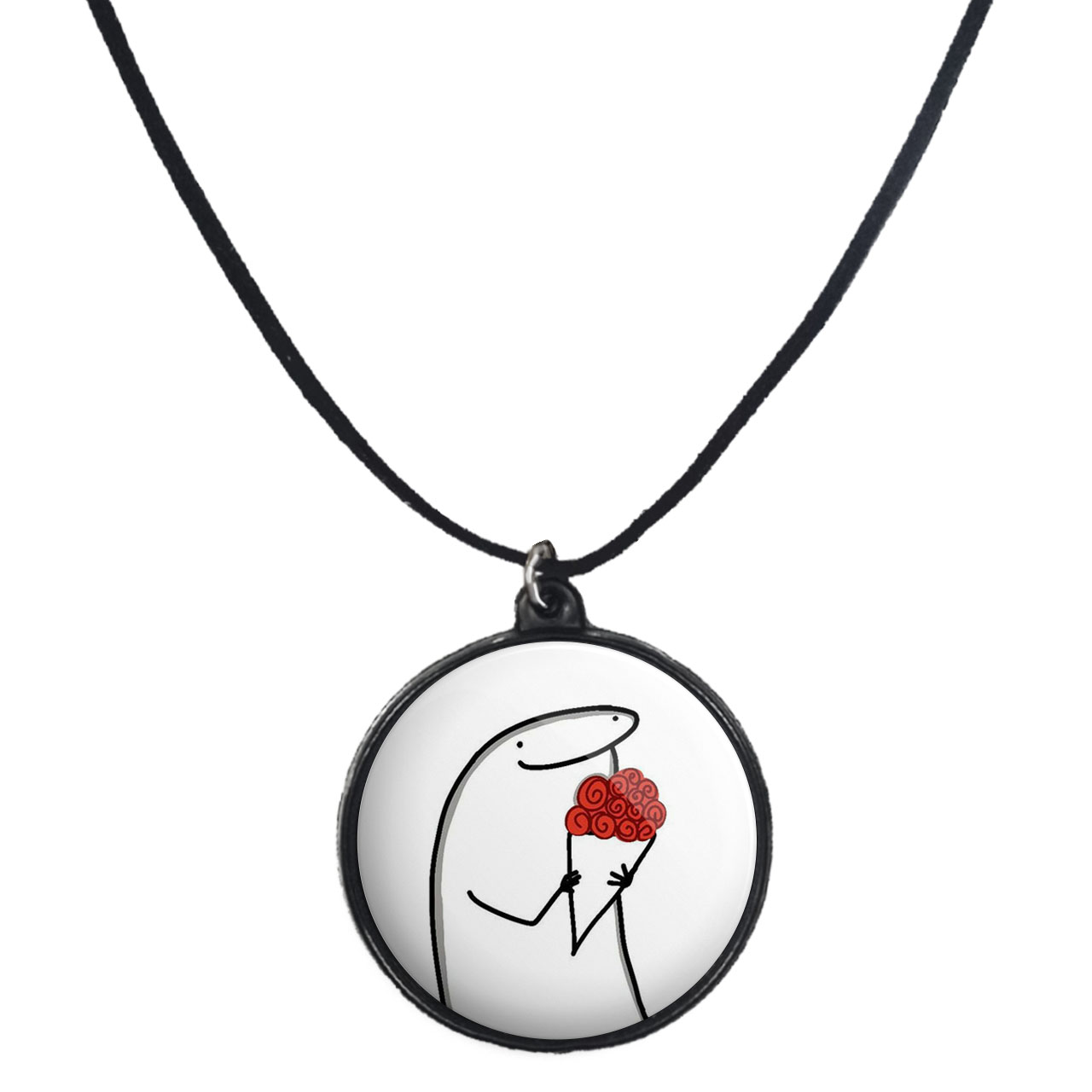 گردنبند پرمانه طرح میقولی کد pmb.24559 مدل دو طرفه