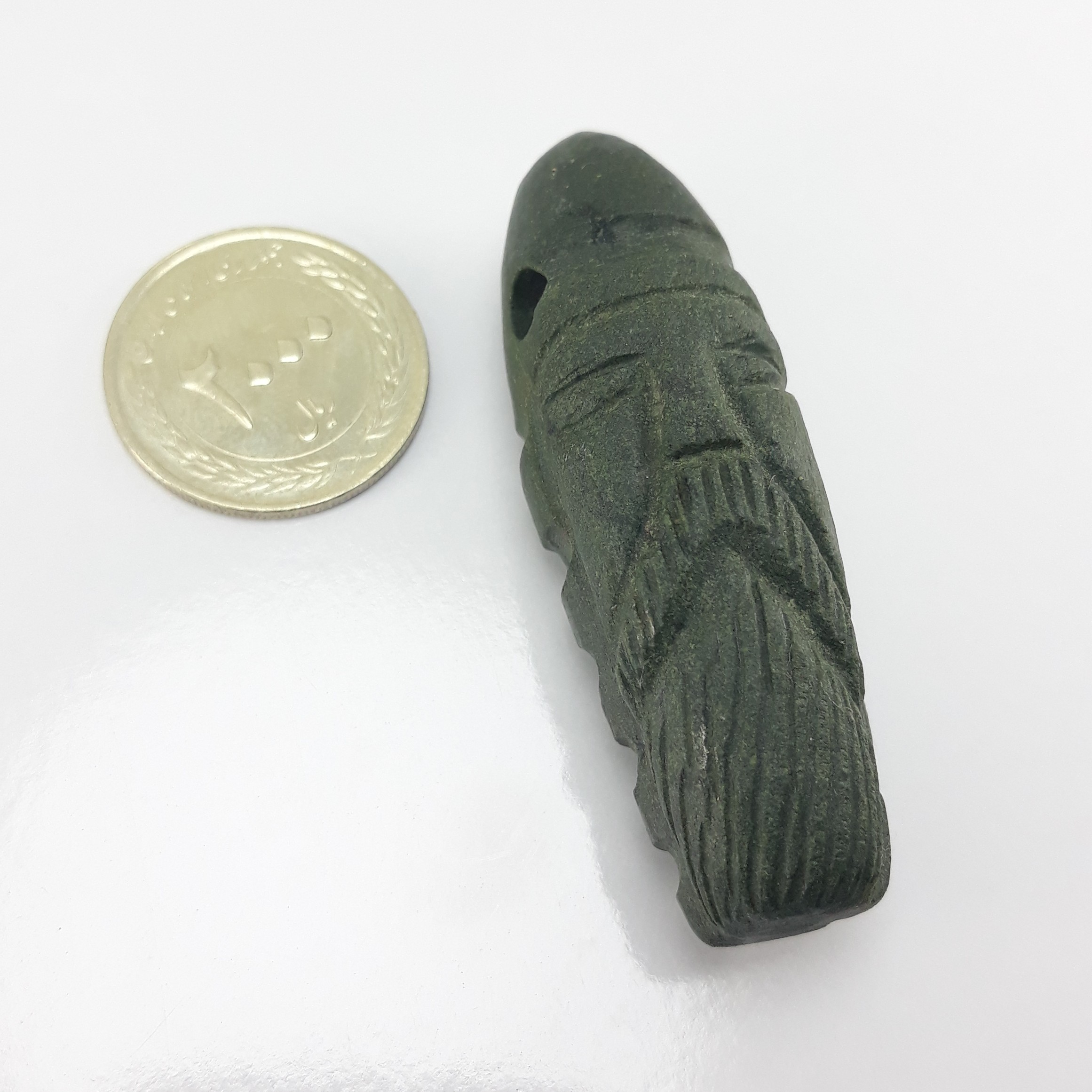 مهره کاروینگ یشم درویش به ضمانت معدنی 