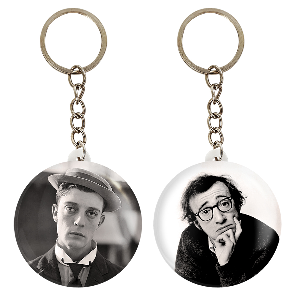 جاکلیدی خندالو مدل باستر کیتون و وودی آلن کد 1005410056 مجموعه 2 عددی