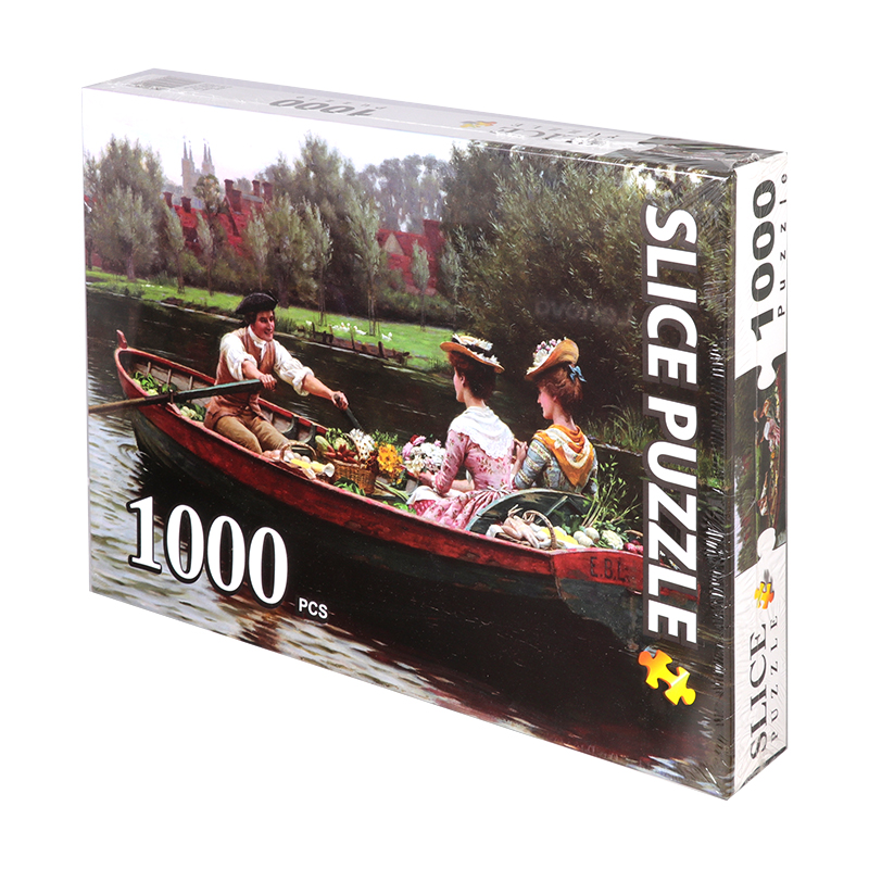 پازل 1000 تکه اسلایس مدل روز خرید market day
