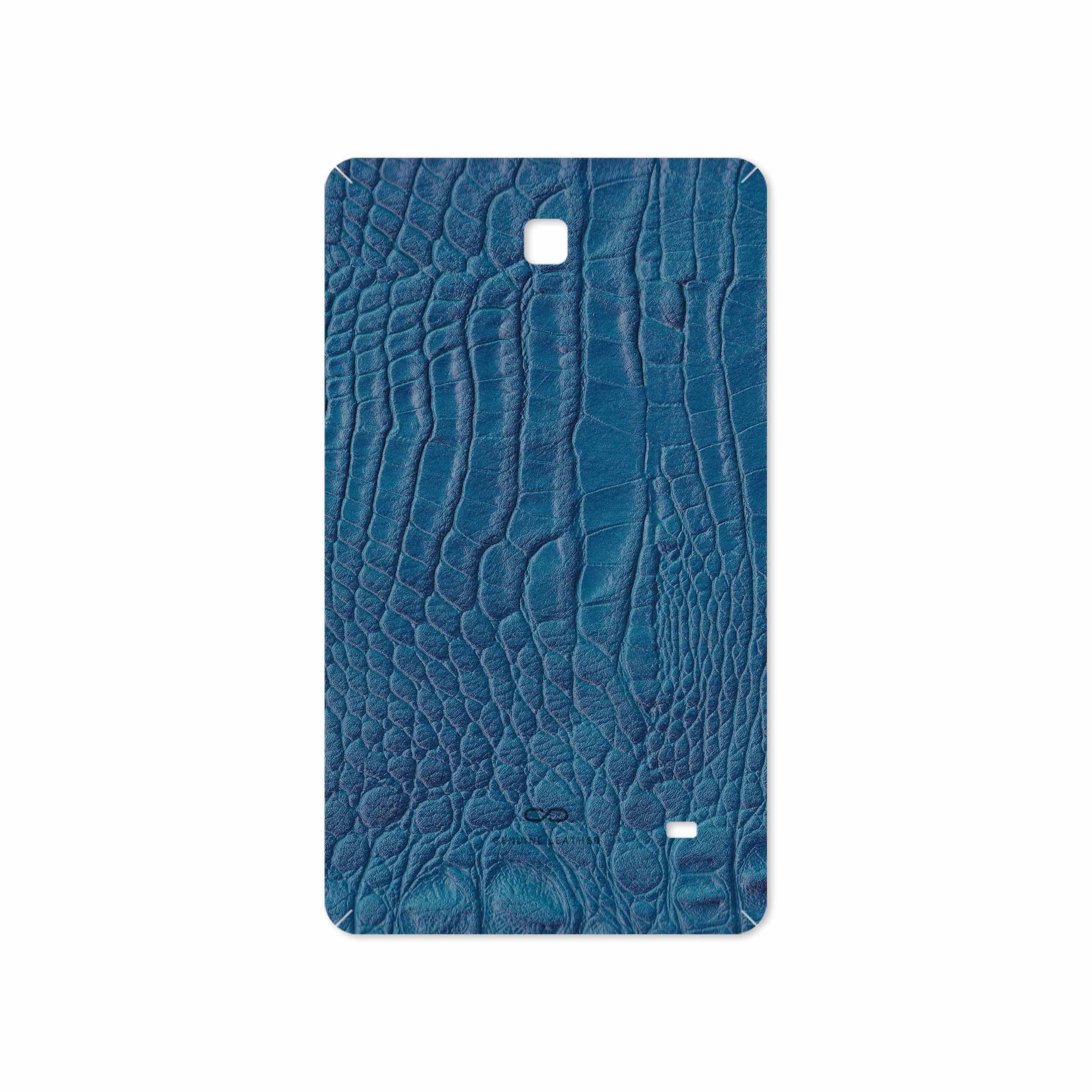 برچسب پوششی ماهوت مدل Blue-Crocodile-Leather مناسب برای تبلت سامسونگ Galaxy Tab 4 7.0 2014 T230