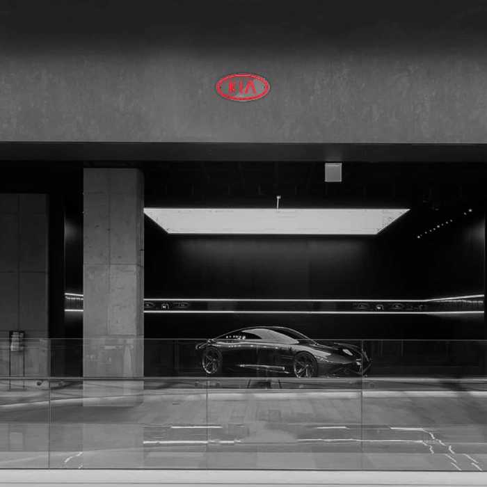 چراغ دیواری نئون دیزاین طرح Kia_RD