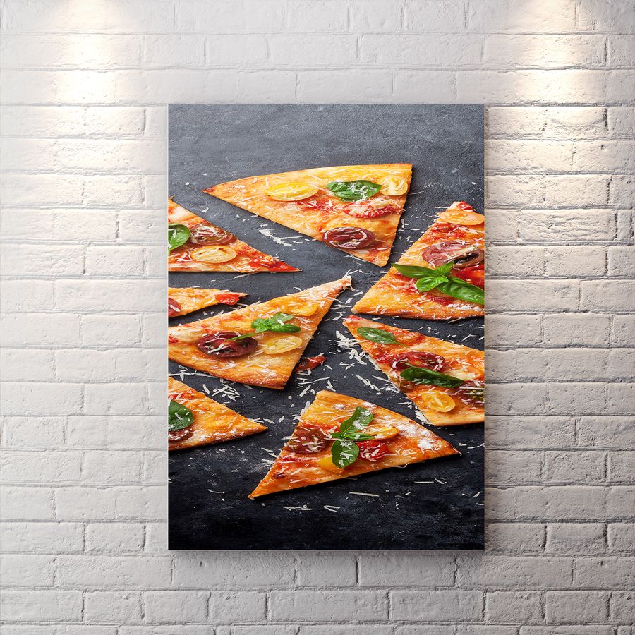 تابلو شاسی طرح پیتزا برای قست فود BAs-1934