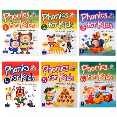 کتاب phonics For Kids اثر جمعی از نویسندگان انتشارات ابداع 6 جلدی