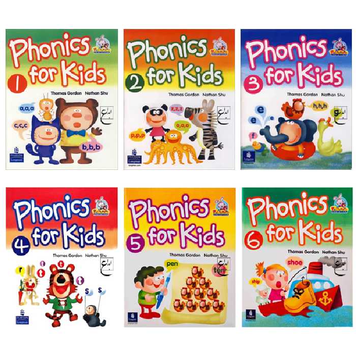 کتاب phonics For Kids اثر جمعی از نویسندگان انتشارات ابداع 6 جلدی
